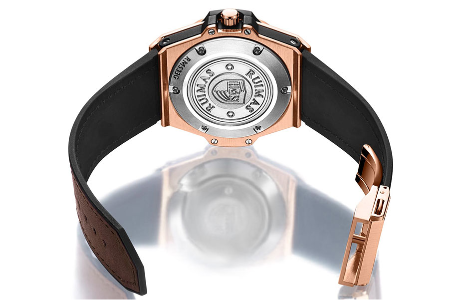 Men's Waterproof Quartz Watch with Leather Strap
