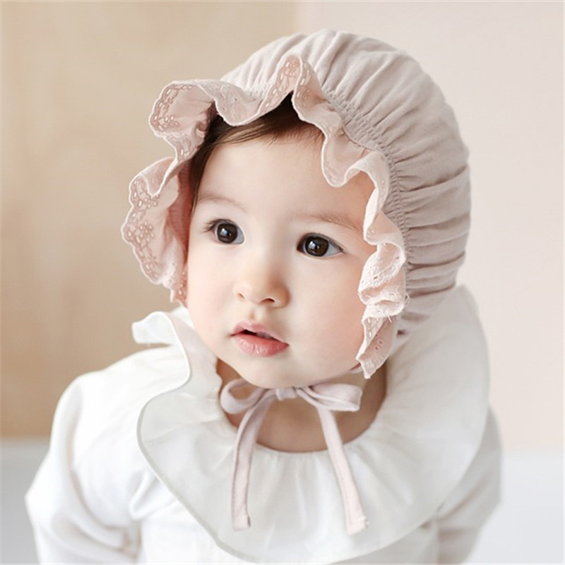 Baby Girl's Lace Patterned Hat