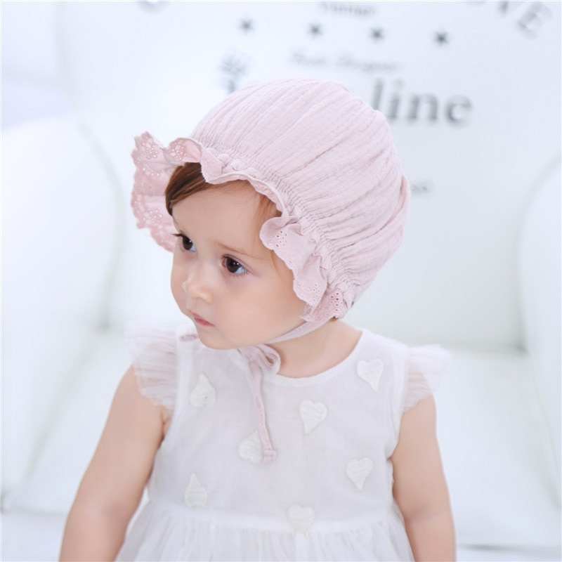 Baby Girl's Lace Patterned Hat