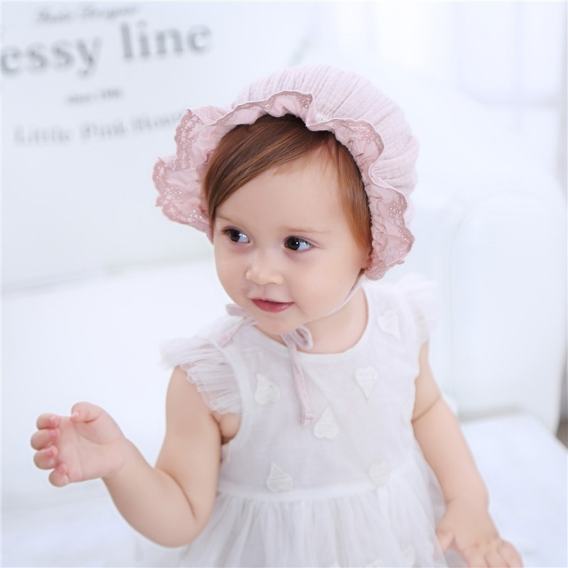 Baby Girl's Lace Patterned Hat