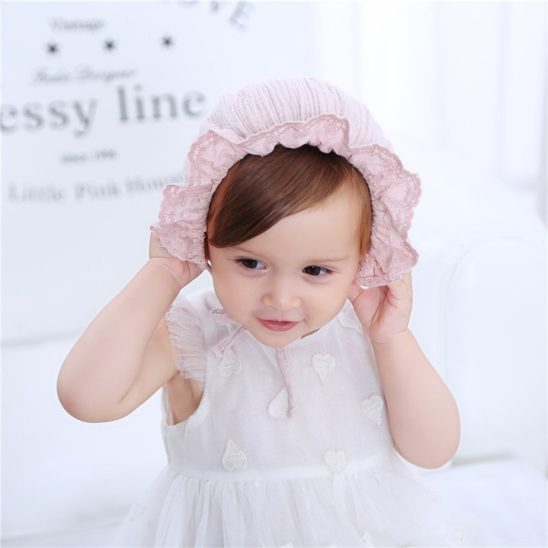 Baby Girl's Lace Patterned Hat