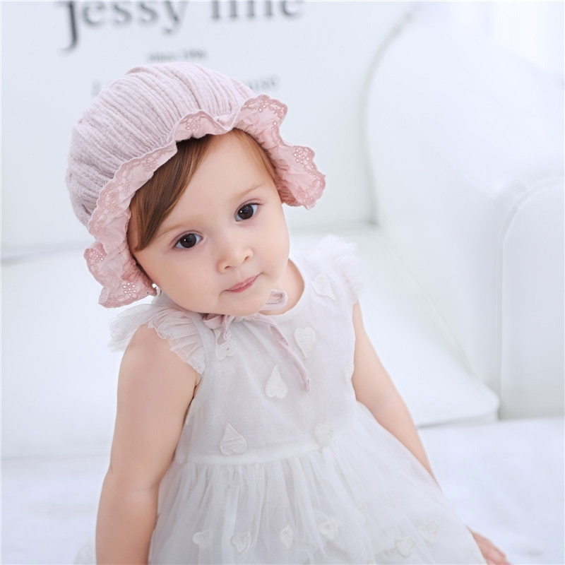 Baby Girl's Lace Patterned Hat