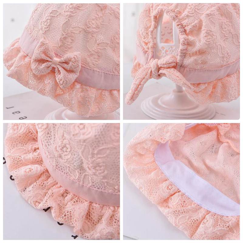 Baby Girl's Lace Patterned Hat