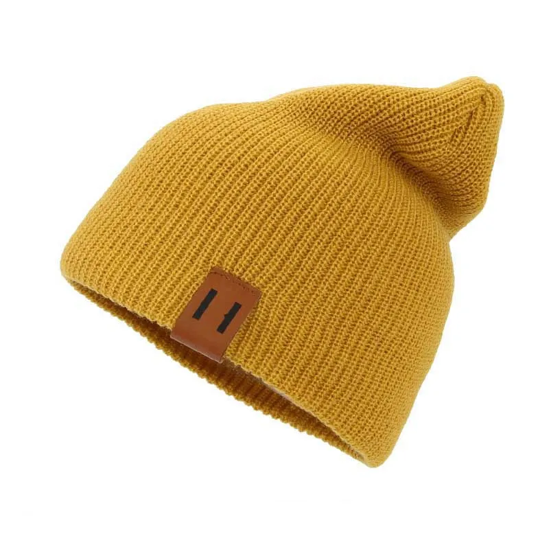 Baby's Autumn Knitted Hat