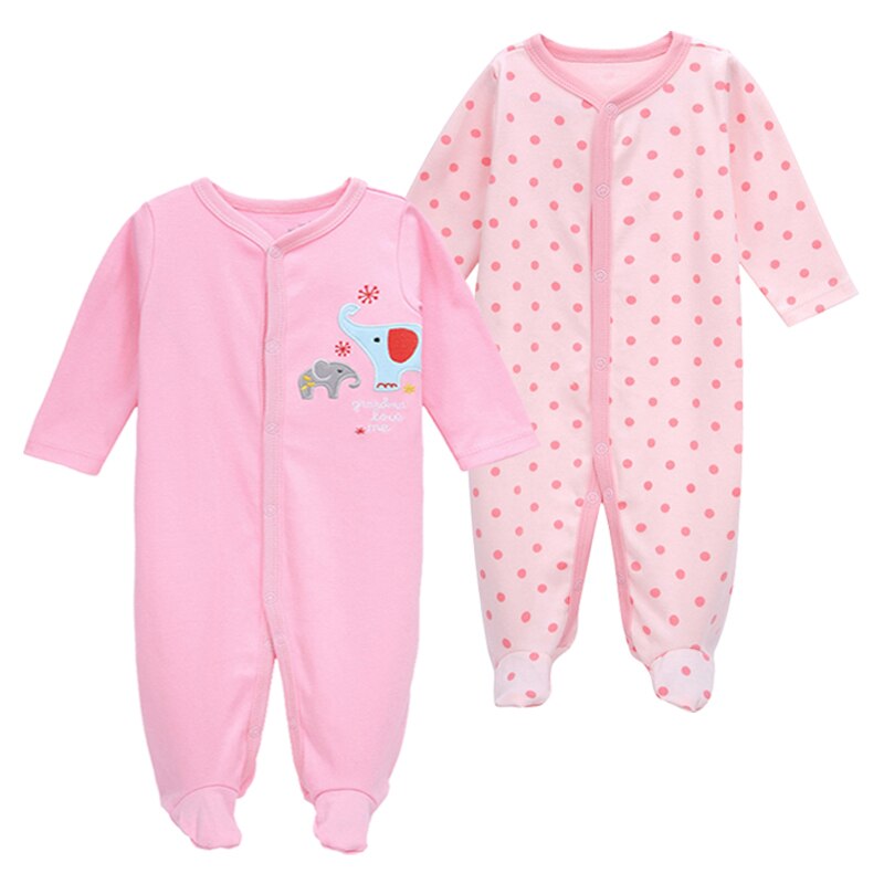 Newborn Baby Cotton Jumpsuits 2 pcs Set