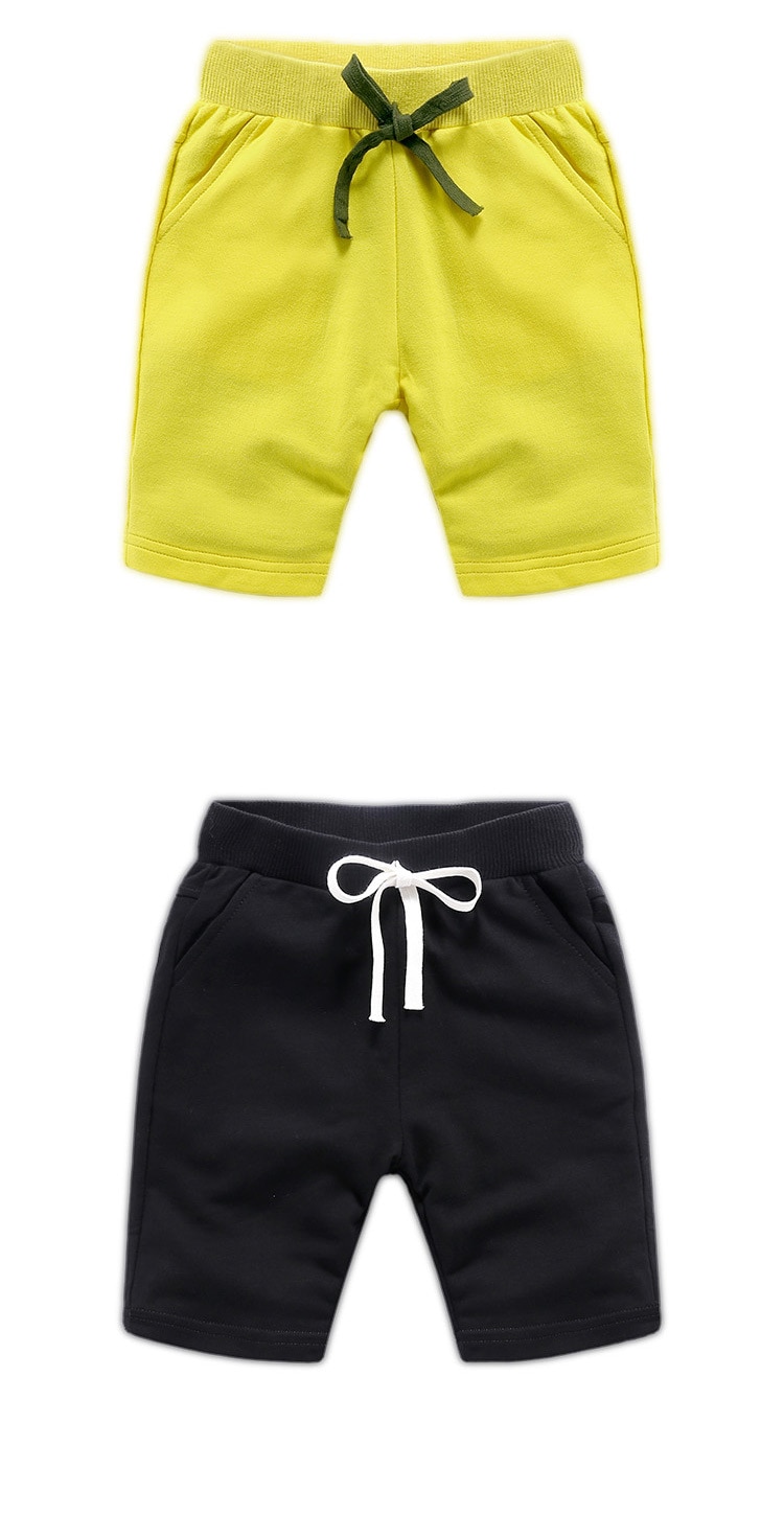 Solid Color Baby Summer Shorts