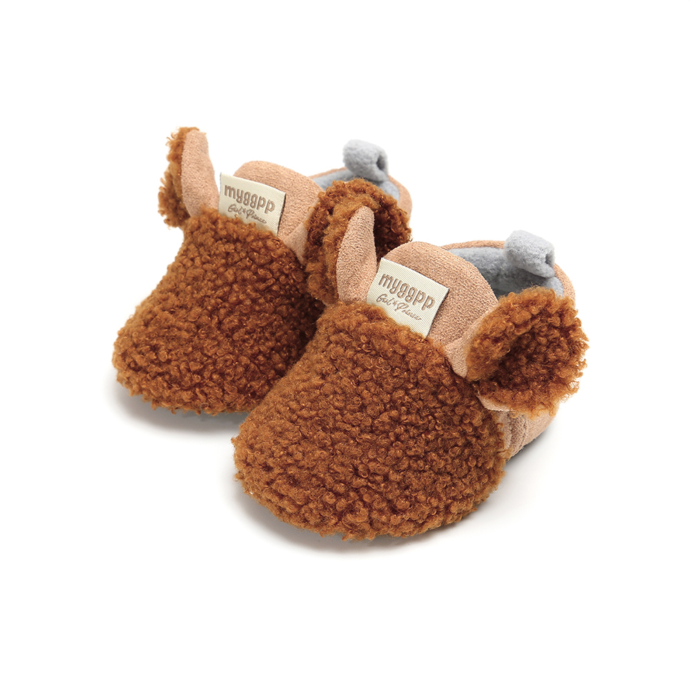 Baby Girl's Fluffy Animal Shaped Slippers