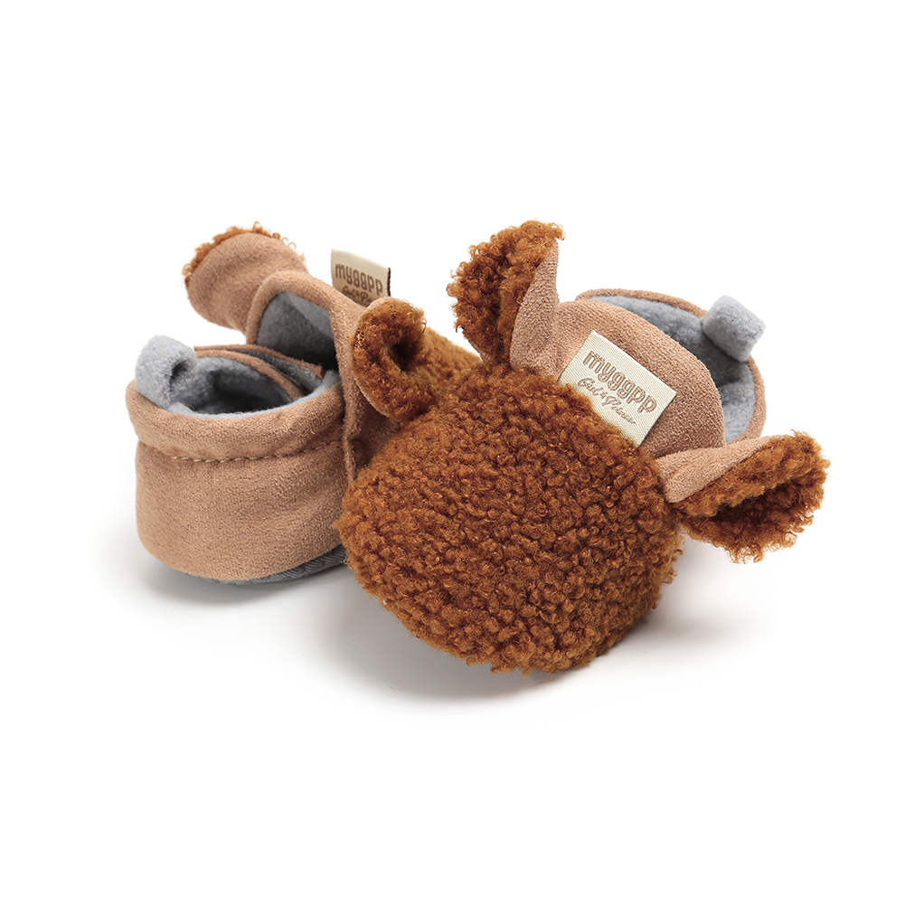 Baby Girl's Fluffy Animal Shaped Slippers