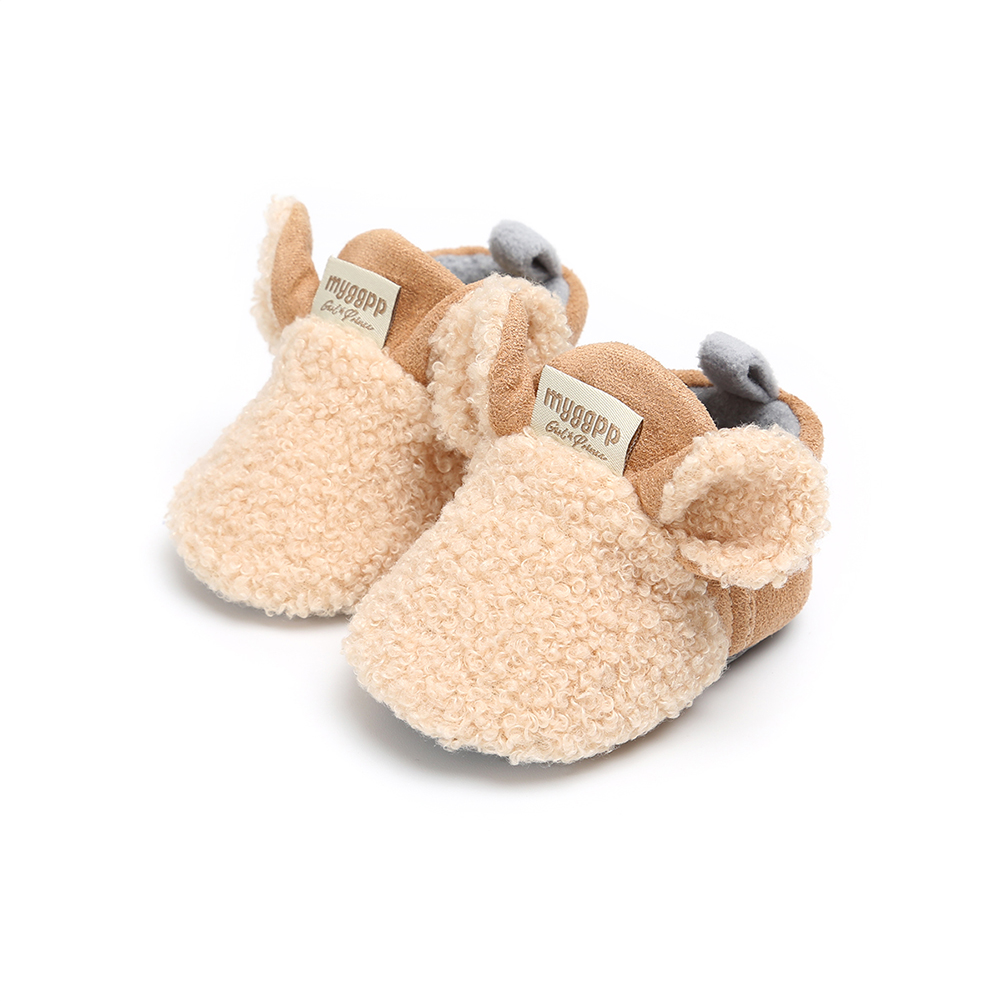 Baby Girl's Fluffy Animal Shaped Slippers