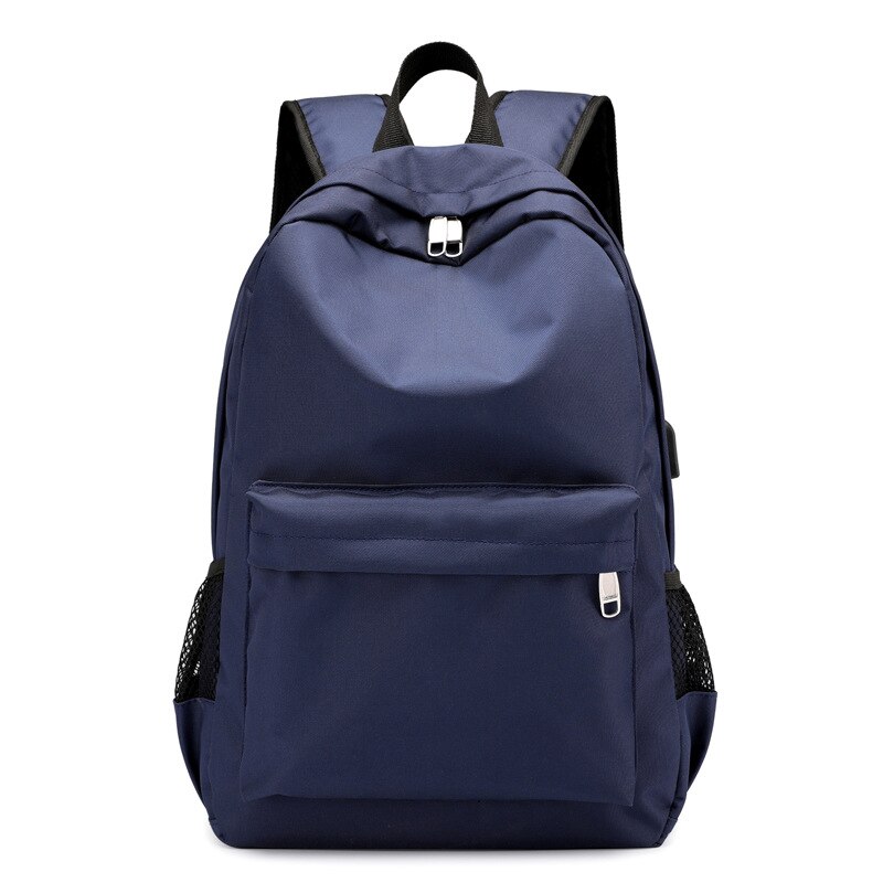 Men's Basic Backpack with USB Charging