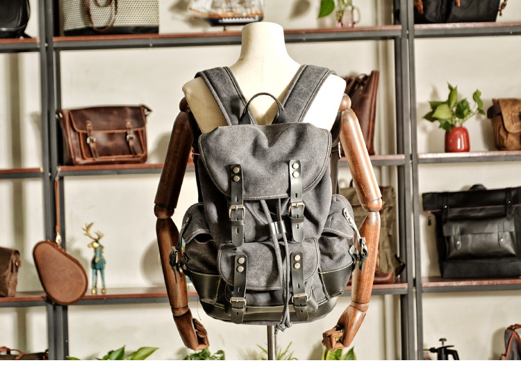 Men's Cowhide Backpack