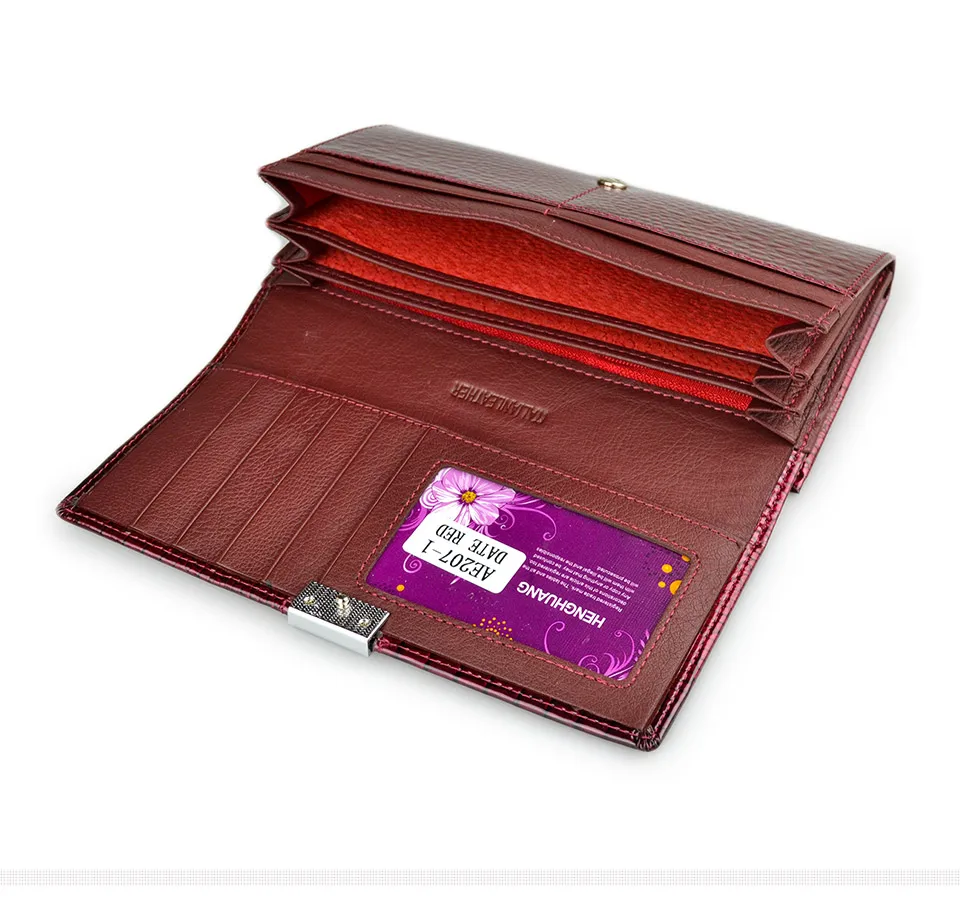 Women's Lacquered Leather Wallet