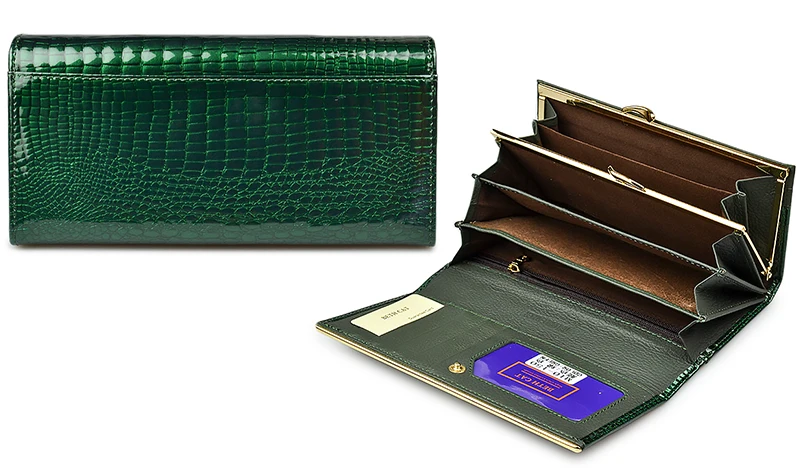 Women's Alligator Style Leather Wallet