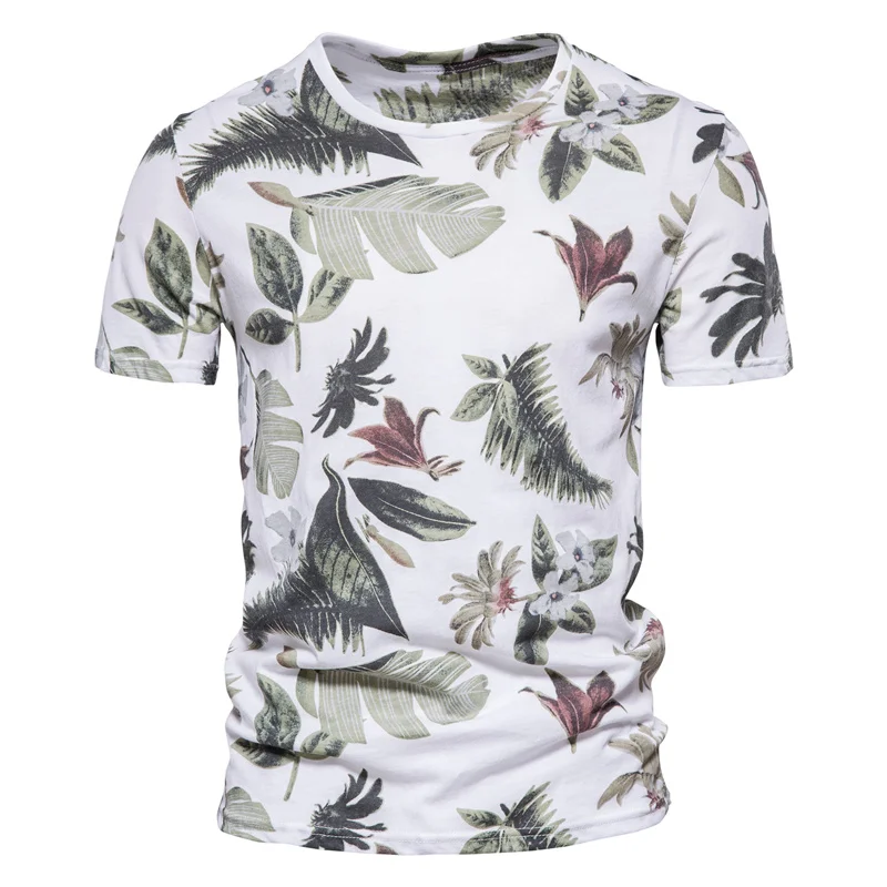 Men's Hawaii Style Cotton T-Shirt