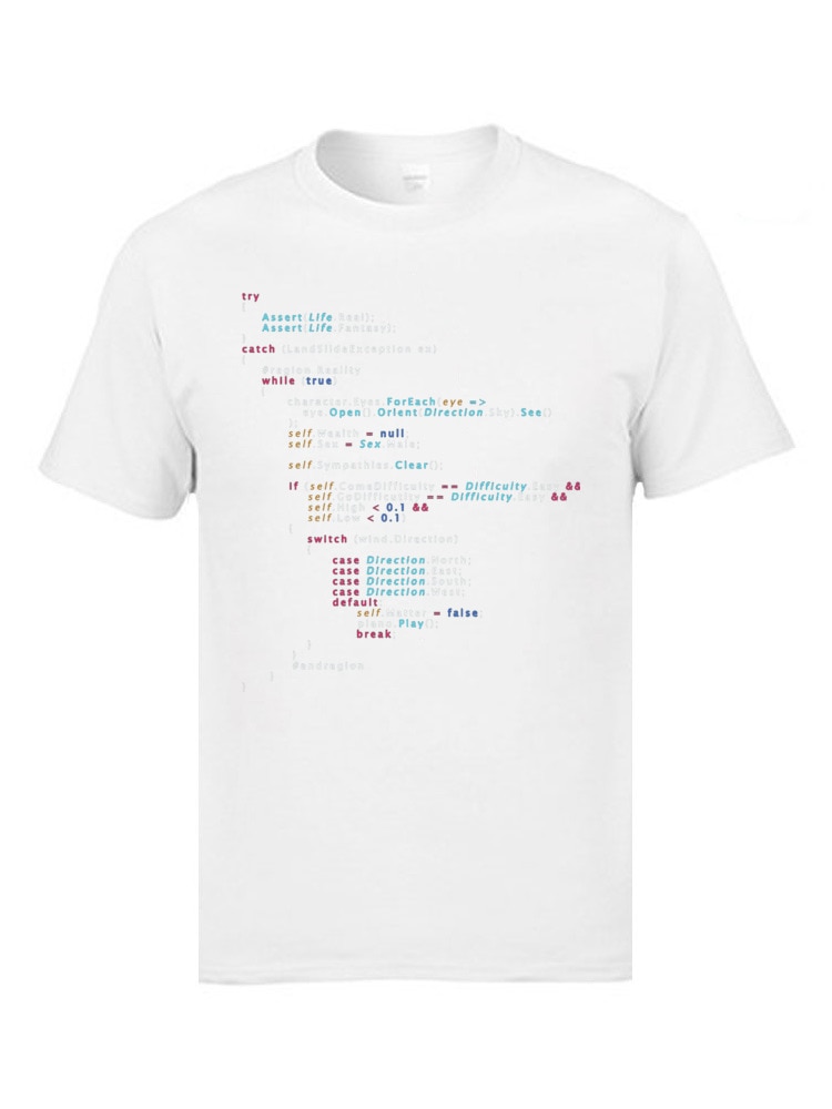Colored Code Themed T-Shirt