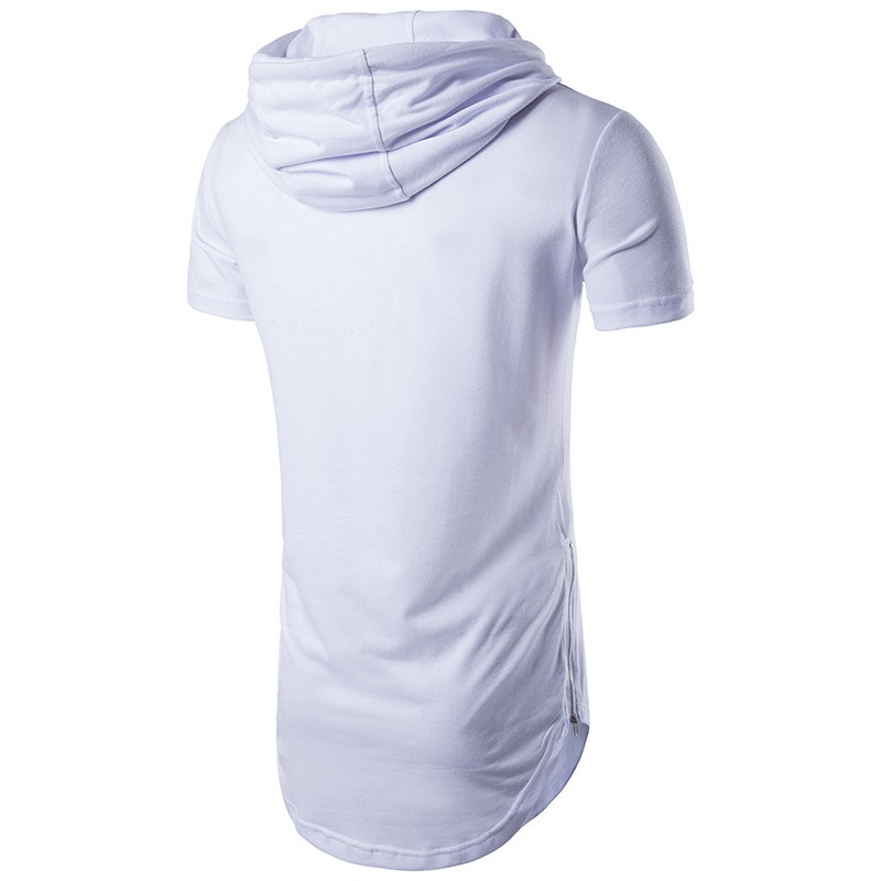 Men's Hooded Cotton Sport T-Shirt