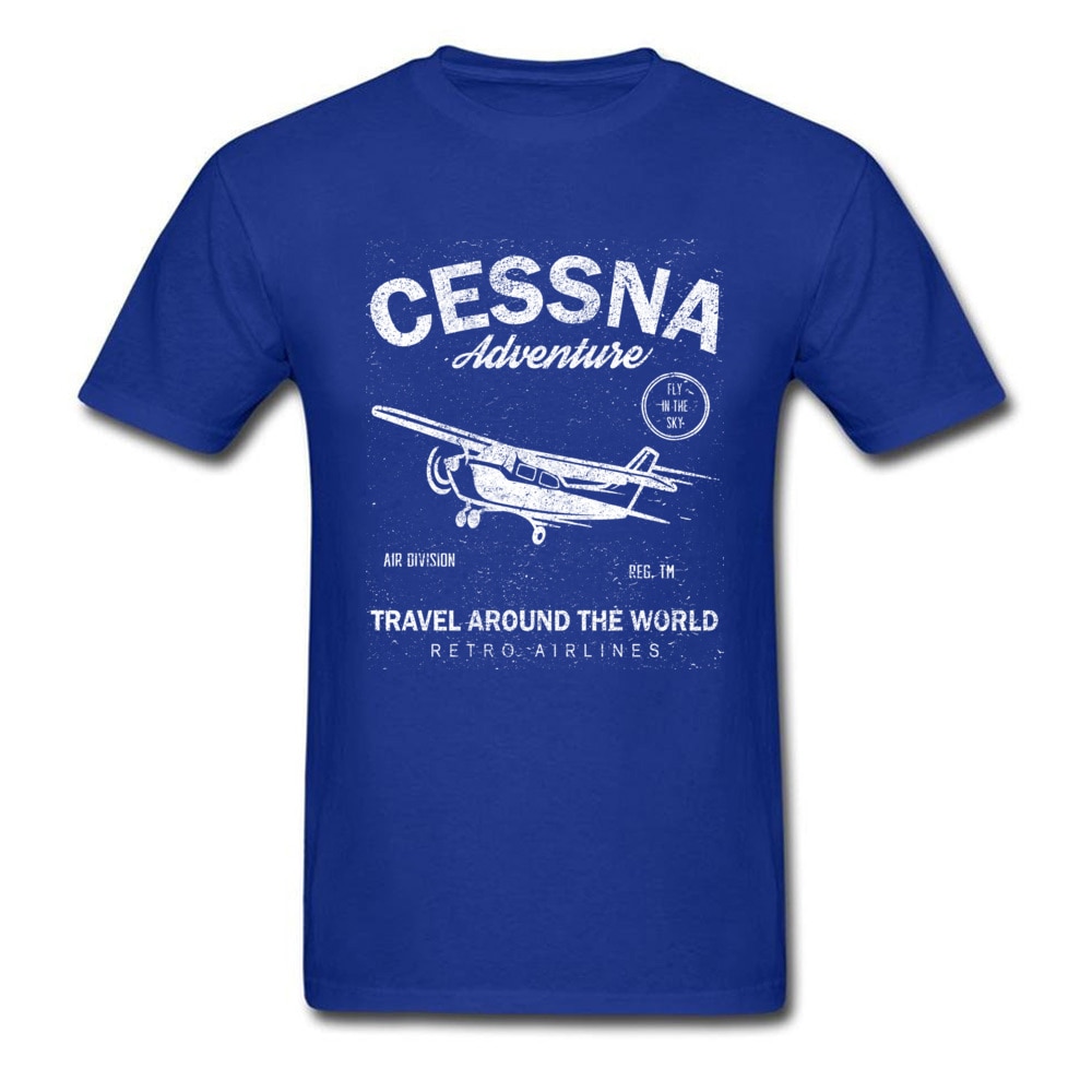 Men's Aviation Style Cotton T-Shirt