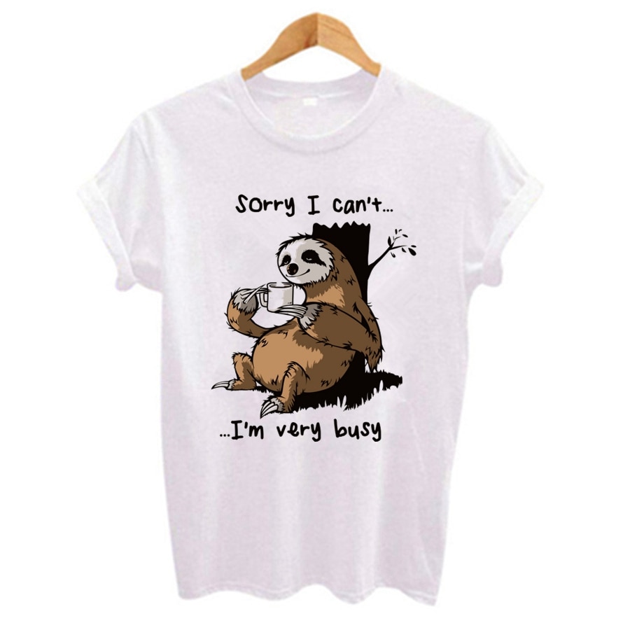Sloth Printed Summer T-Shirt