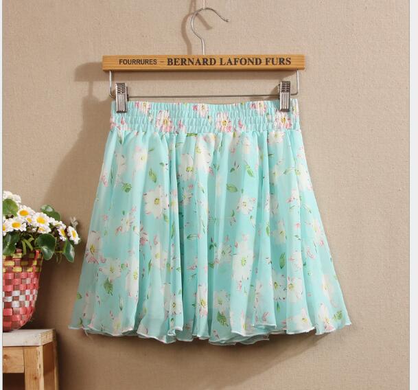 Floral Mini Skirt for Summer