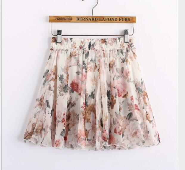 Floral Mini Skirt for Summer