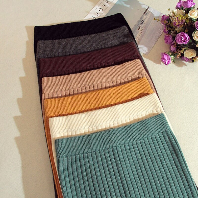 Women's Knitted Pencil Skirt