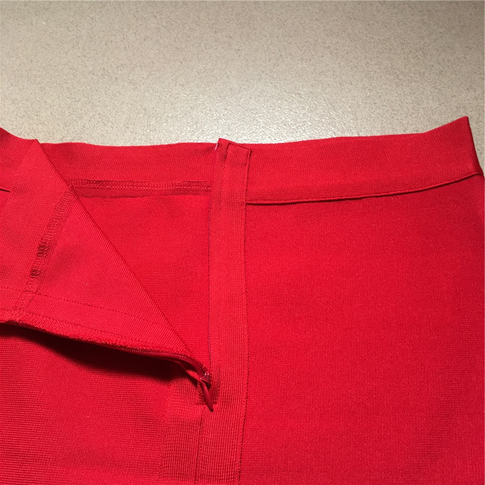 Women's Pencil Skirt with Elastic Waist