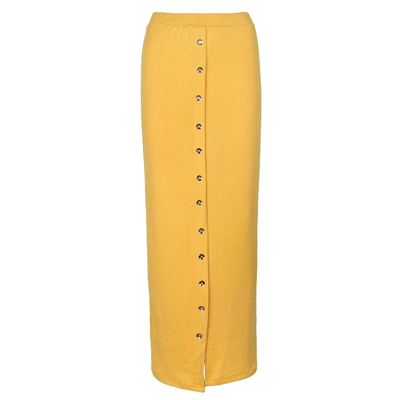 Women's Button-Up Maxi Skirt