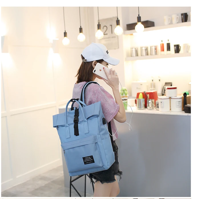 Women's Smart Canvas Backpack