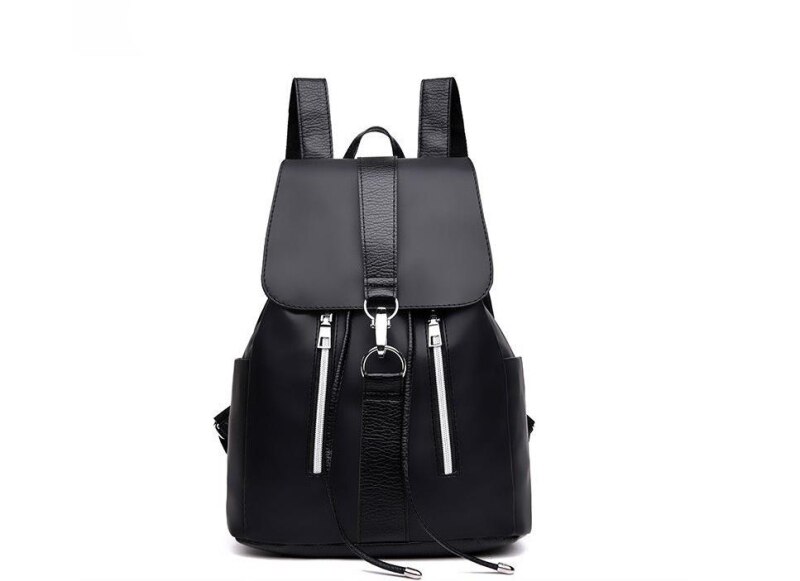 Waterproof Black Nylon Backpack