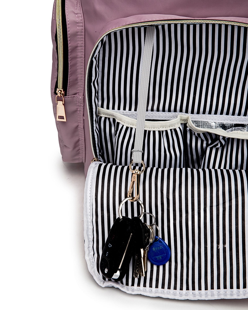 Women's Embroidered Diaper Bag